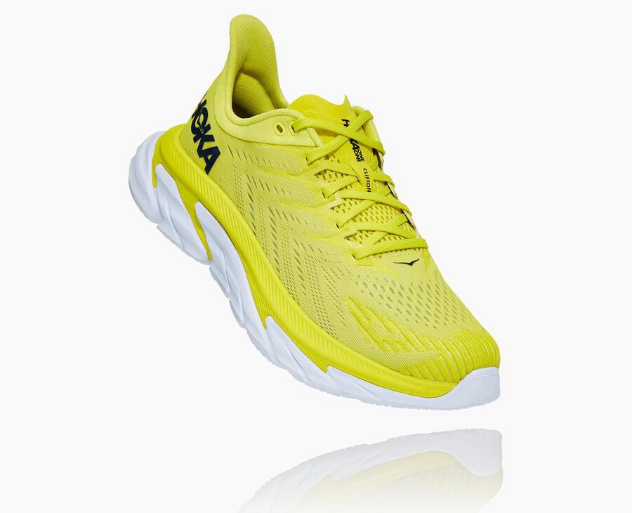 Chaussure Running Hoka One One Clifton Edge Homme - Fluorescente - LKX-653217